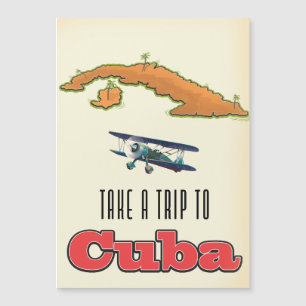 Carte Magnétique Affiche de vacances à Cuba