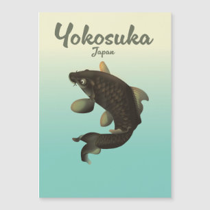 Carte Magnétique Affiche de voyage de Yokosuka Japon