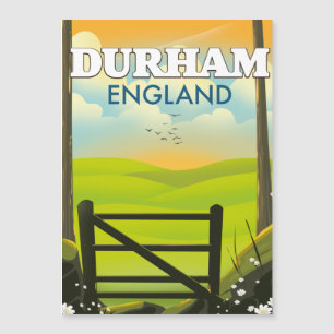Carte Magnétique Affiche de voyage Durham England