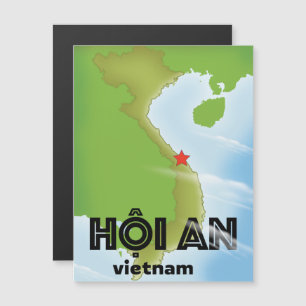 Carte Magnétique Affiche de voyage Hoi An Vietnam impression d'art