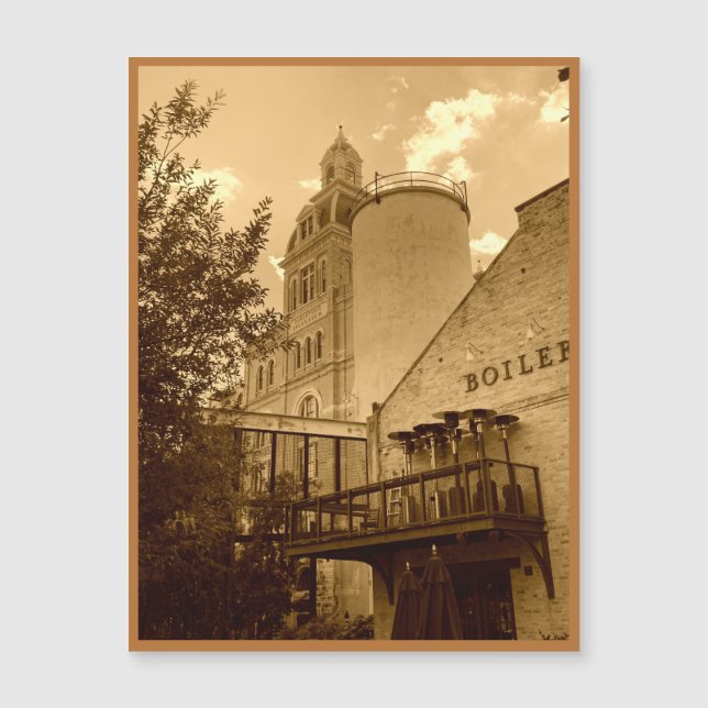 Carte Magnétique Aimant brasserie (Devant)