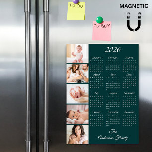 Carte Magnétique Aimant de calendrier personnalisé avec collage de