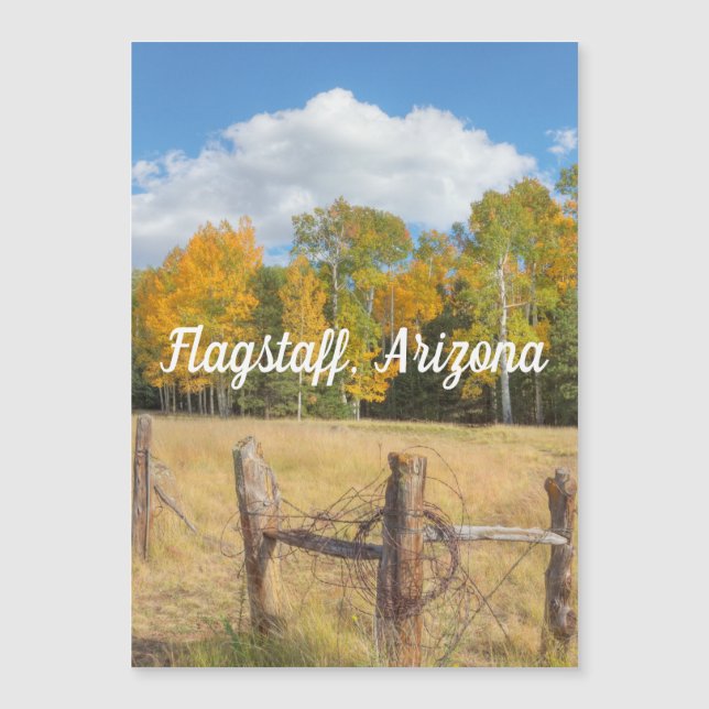 Carte Magnétique Aimant de champ flagstaff (Devant)