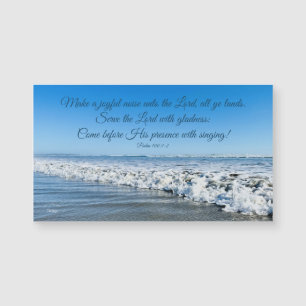 Carte Magnétique Aimant de citation inspirante de photographie océa