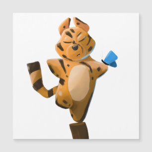 Carte Magnétique aimant de dessin animé de l'année tigre