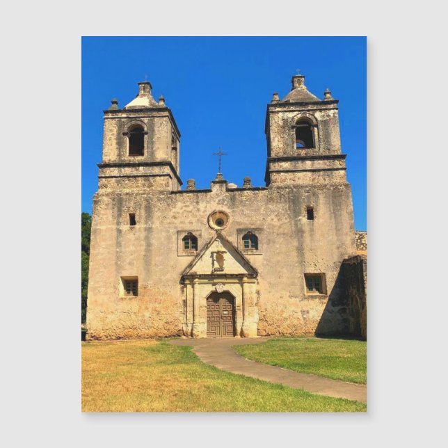 Carte Magnétique aimant de façade d'église (Devant)