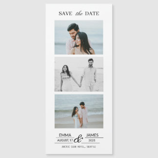 Carte Magnétique Aimant de sauvegarde de mariage avec photo personn