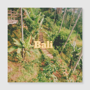 Carte Magnétique Aimant photo flexible souvenir de Bali
