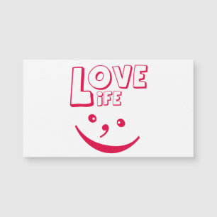 Carte Magnétique Aimer la vie