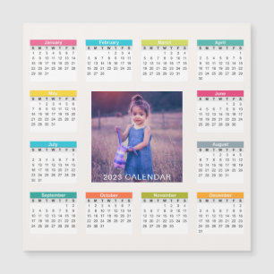 Carte Magnétique Ajouter Votre Propre Calendrier Photo Personnalisé