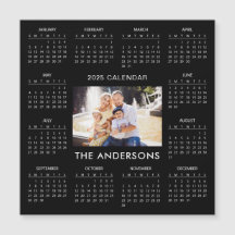 Ajouter votre propre photo de famille 2025 Calendr