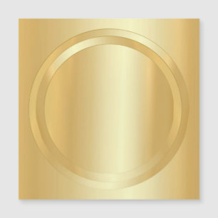 Carte Magnétique Ajouter Votre Texte Personnalisé Faux Gold Glamour