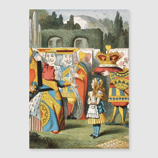 Carte Magnétique Alice à Wonderland (Devant)