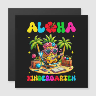 Carte Magnétique Aloha Maternelle Ananas Hawaï Rentree Scolaire