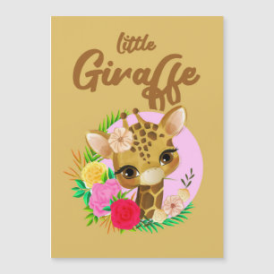 Carte Magnétique Amoureux de girafe Girafes Afrique
