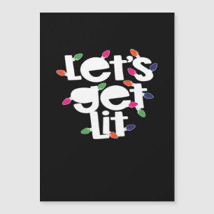 Carte Magnétique Ampoules Classiques Let's Get Lit
