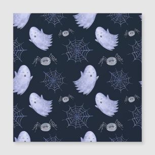 Carte Magnétique Amusant Motif d'Halloween Spider Fantôme.