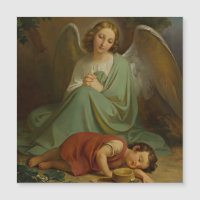 Ange gardien et aimant de cuisine pour enfant