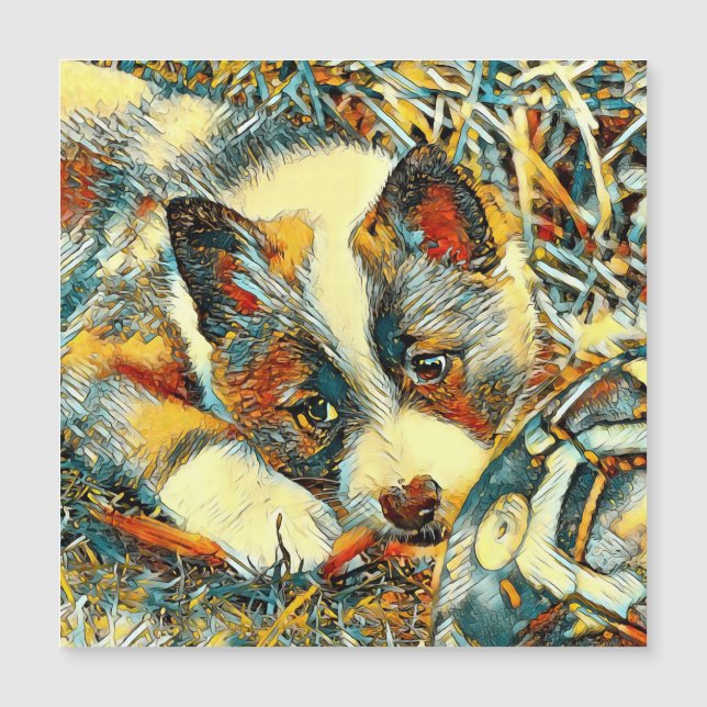 Carte Magnétique AnimalArt_Dog_003 (Devant)