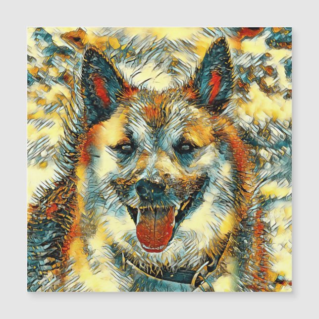 Carte Magnétique AnimalArt_Dog_004 (Devant)