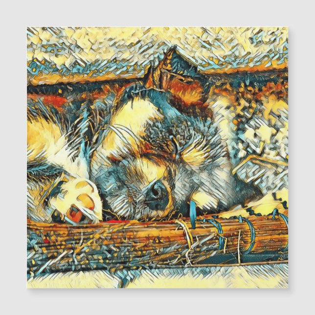 Carte Magnétique AnimalArt_Dog_010 (Devant)