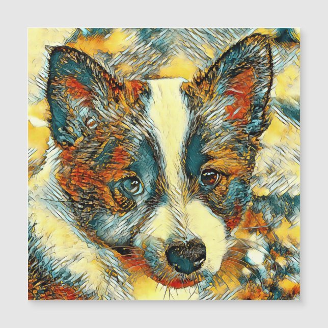 Carte Magnétique AnimalArt_Dog_014 (Devant)