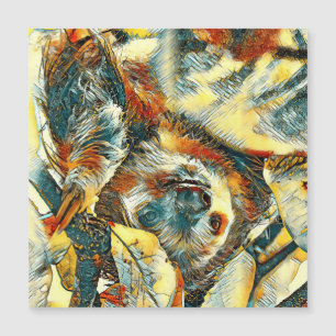 Carte Magnétique AnimalArt_Sloth_002