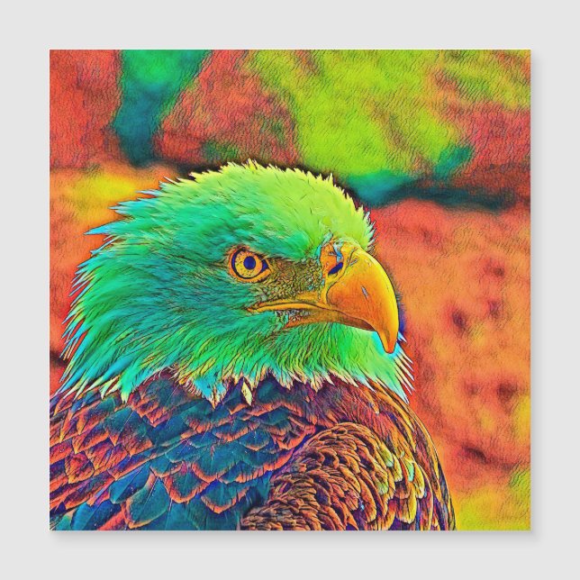Carte Magnétique AnimalColor_Bird_008 (Devant)