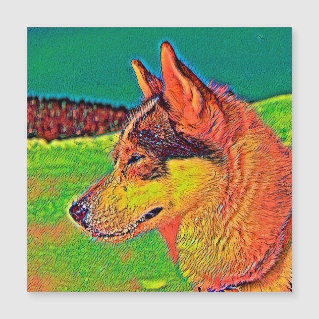 Carte Magnétique AnimalColor_Dog_039 (Devant)