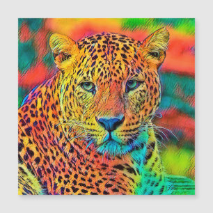 Carte Magnétique AnimalColor_Leopard_001