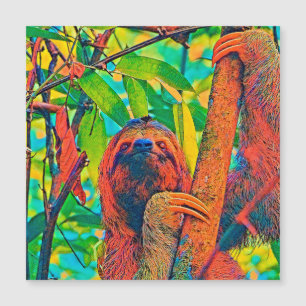 Carte Magnétique AnimalColor_Sloth_003
