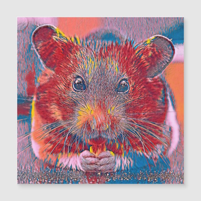 Carte Magnétique AnimalMix_Hamster_002 (Devant)