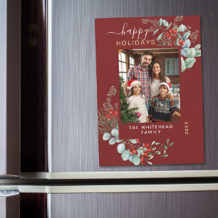 Carte magnétique Aquarelle Botanique Bourgogne