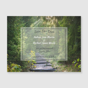 Carte Magnétique Arbres de la forêt de Woodland Enregistrez notre d