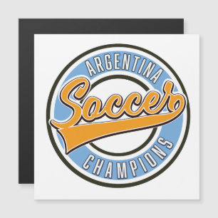 Carte Magnétique Argentine Champions de Football