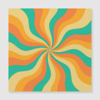 Arrière - plan coloré Retro les années 70 Sunburst