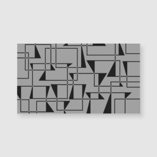 Carte Magnétique Art motif géométrique cool moderne, urbain, audaci