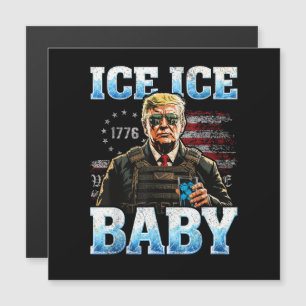 Carte Magnétique Bébé Glace Drôle Trump