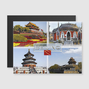 Carte Magnétique Beijin - Chine - Mosaïque -