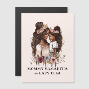 Carte Magnétique Belle mère et fille noire (5)