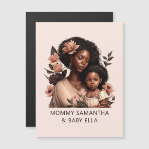 Carte Magnétique Belle mère et fille noire (9)