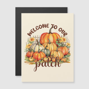 Carte Magnétique Bienvenue Dans Notre Patch
