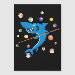 Carte Magnétique Billiard Shark 8 Ball Player Table Bue Stick