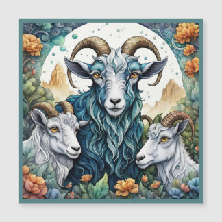 Carte magnétique Billy Goats Gruff