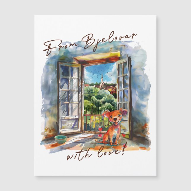 Carte Magnétique Bjelovar (Devant)