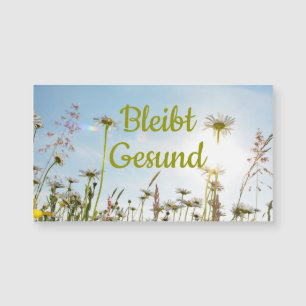 Carte Magnétique Bleibt Gesund -