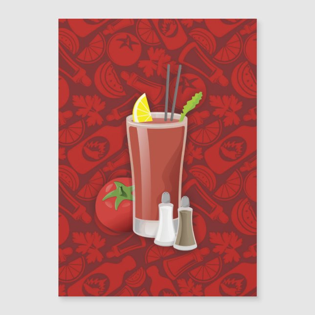 Carte Magnétique Bloody Mary (Devant)