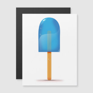 Carte Magnétique Blue Ice Lolly