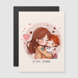 Carte Magnétique Bond adorable maman et fille (14)