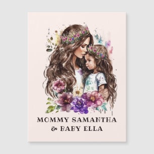Carte Magnétique Bond adorable maman et fille (7)